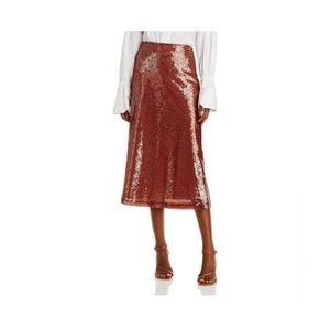 A.L.C Reese Sequin Midi Skirt